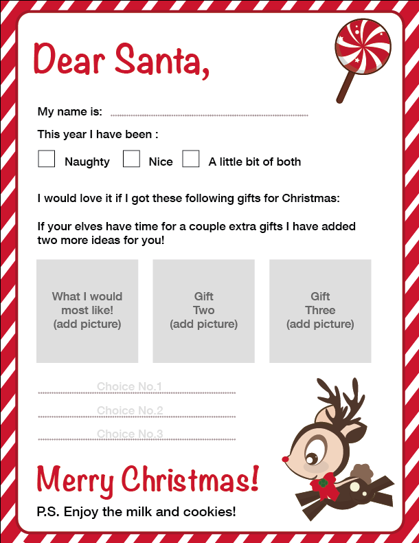 Santa Letter Freebie - Sweet Paper Trail