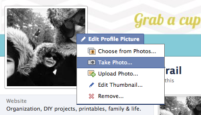 change your profile photo