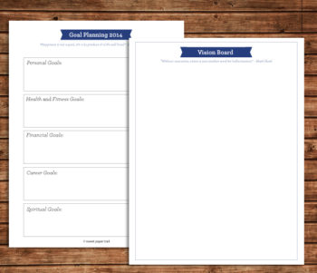 Spt Success Goal Sheets 2014 - Sweet Paper Trail